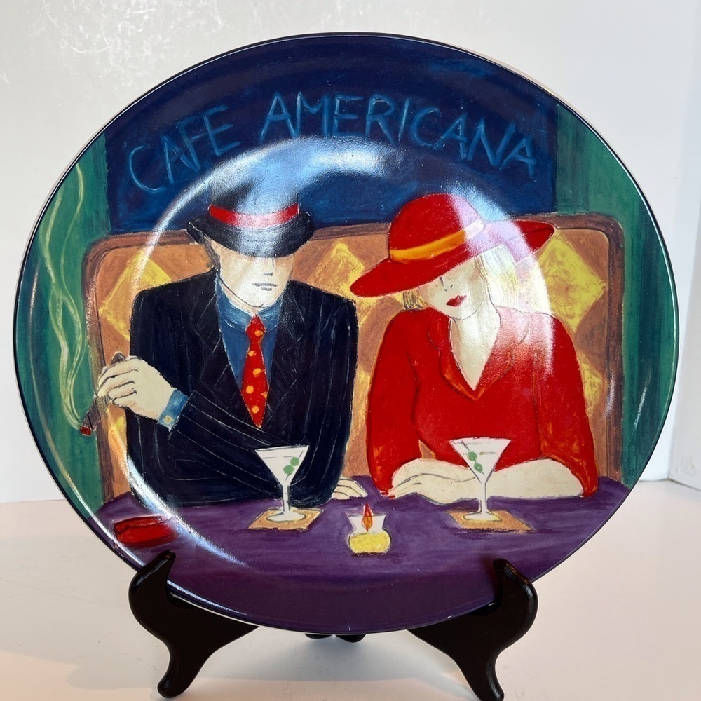Large Oval Platter- ‘Cafe Americano’ by Sanyo - Picture 7 of 7